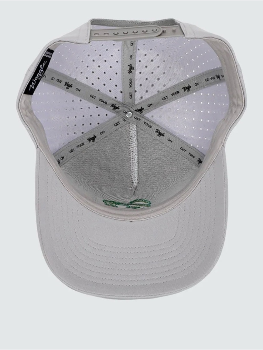 Waggle Largemouth hat with Green Fish Logo - - Picture 6 of 8